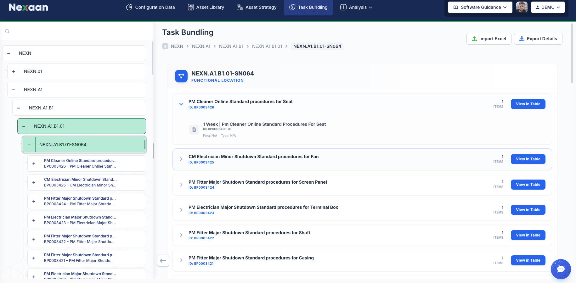Nexaan Task Bundling